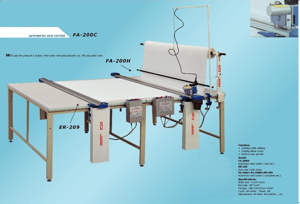 FA-200C,FA-200H,ER-209,Auto End Cutter  FA-200.Cutting Machine,Industrial Sewing Machine 